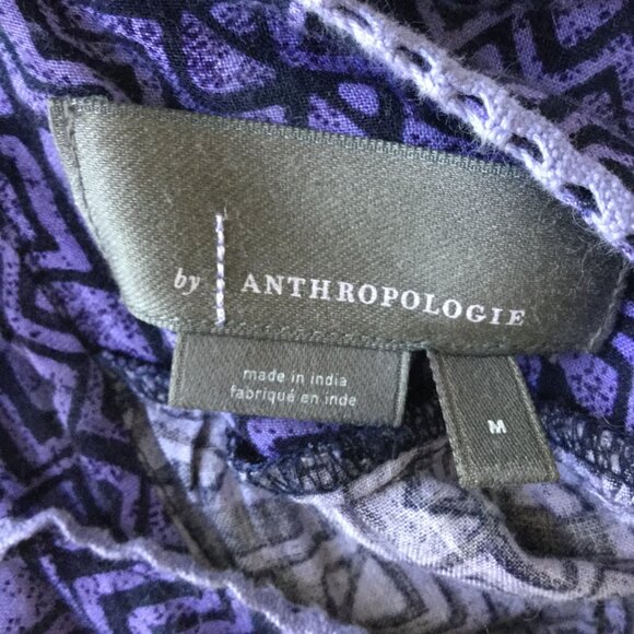 by Anthropologie Purple Maxi Dress m - Picture 7 of 10